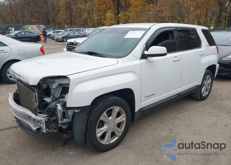2017 GMC Terrain Sle-1 из США, поврежденный, VIN 2GKALMEK7H6346728